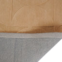 Modern Geometric Hand Tufted Wool Rug in Soft Beige