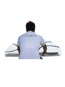 Line Design Round Hand-Knotted NZ Wool Rug