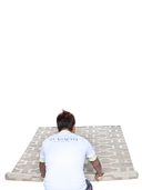 Minimal Geometric Design Handwoven Wool Rug