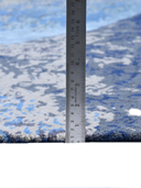 Contemporary Textured Abstract Design Hand-Tufted Wool Rug