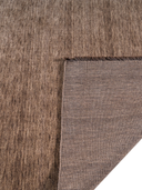 Harmony Minimal Contemporary Brown Handloom Wool Rug