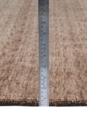 Harmony Minimal Contemporary Brown Handloom Wool Rug