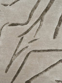 tufted wool rug close up