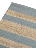 Close-up of a striped runner rug