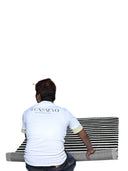 casaevo striped pattern wool rug