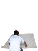 casaevo geometric hand woven wool rug