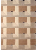 Cube Modern Geometric Hand-Tufted Wool Rug