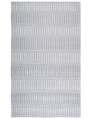 grey patterned rug with geometric design