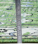 hand knotted rug pile height