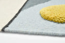 Close-up of a textured wall art rug