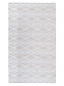 pattern flat woven wool rug