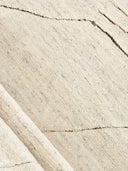 natural runner rug close up