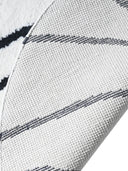 Line Design Round Hand-Knotted NZ Wool Rug