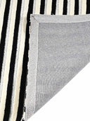 back side of tufted wool rug