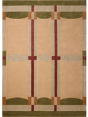 Linea Modern Geometric Hand-Tufted NZ Wool Rug