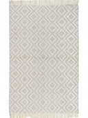 Minimal Geometric Design Handwoven Wool Rug