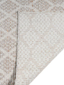 hand woven wool rug back side