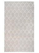 neutral hand woven patterned wool rug
