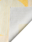 hand knotted wool rug back