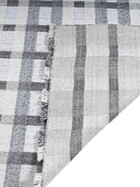 handwoven rug front and back view