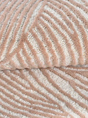 Close-up of a textured wool rug