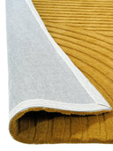 mustard yellow wool rug backing