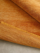 solid mustard handloom wool rug