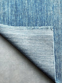 ocean blue handloom rug back
