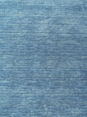 ocean blue handloom rug close up