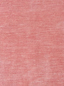pink handloom rug close up