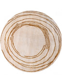Spin Round Hand Knotted NZ Wool Rug