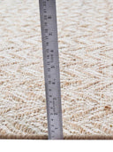 handwoven rug pile height