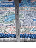 pile height of a knotted rug